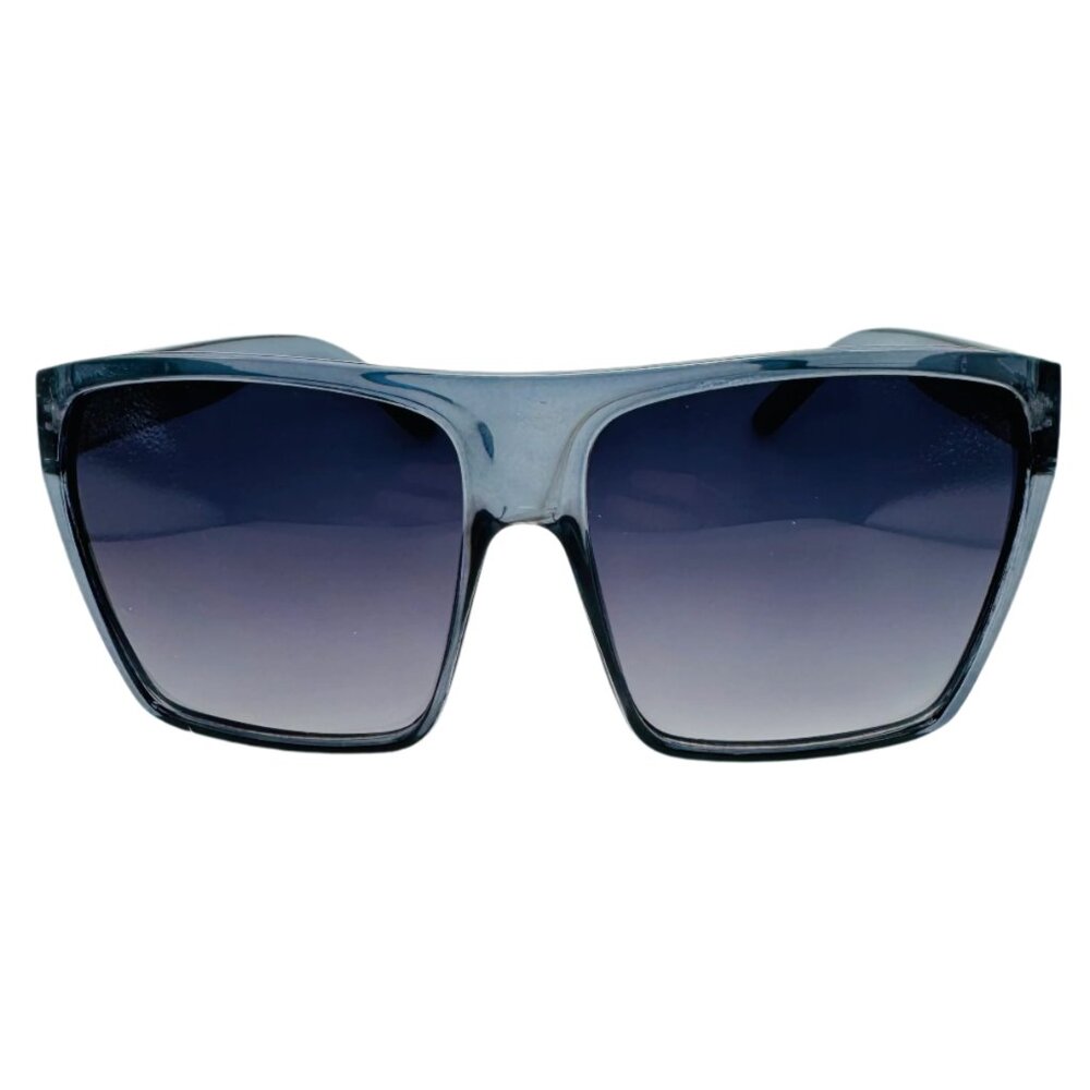 6055 | Grey Square Oversize Sunglasses - Picture 1 of 5